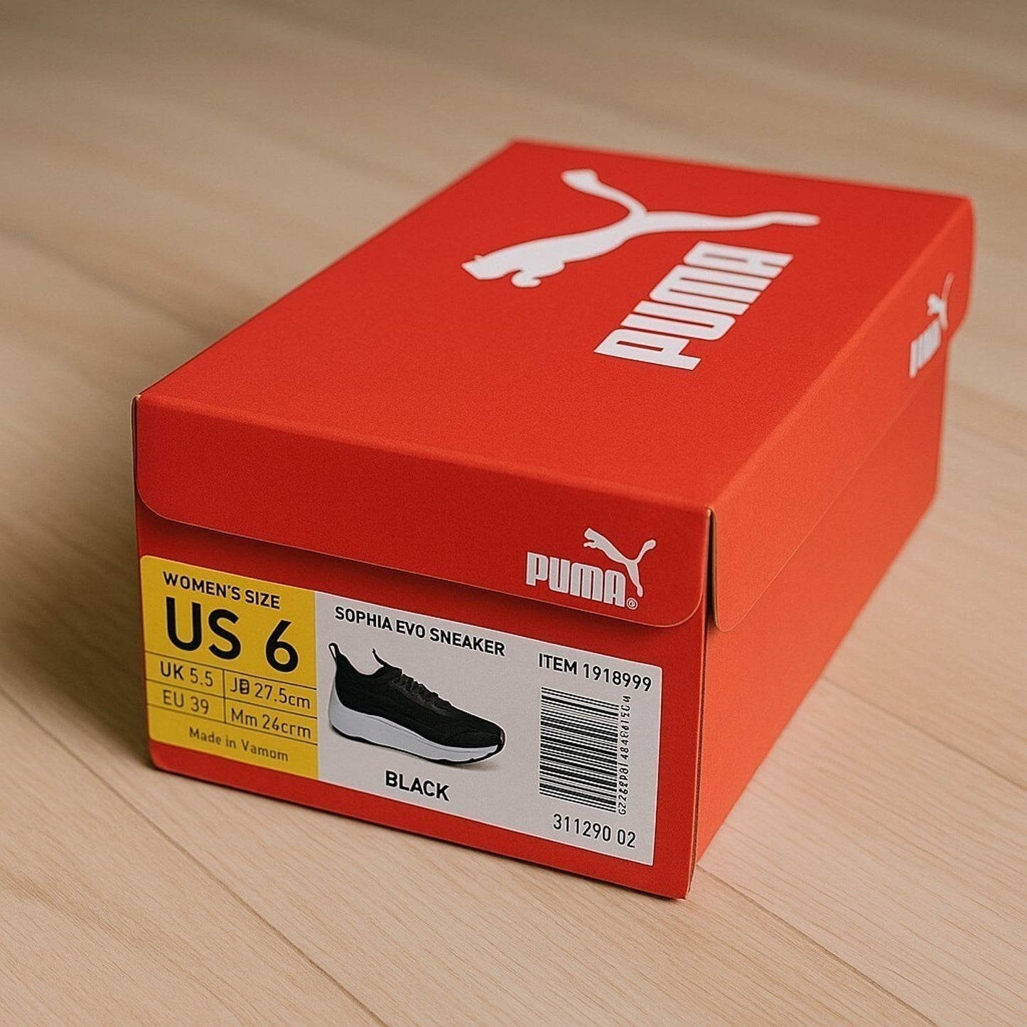 Puma Soft Foam Athletic Running Shoes - Black