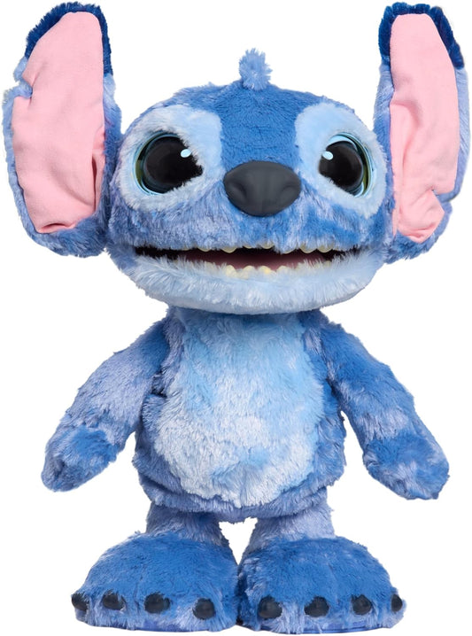 Just Play Disney Stitch Ultimate Interactive 17" Plush Toy, 100+ Sounds & Reactions, Inspired by Disney’s Live-Action Lilo & Stitch Film, New Movie Toy for Fans, Girls, Boys, Kids 3 and Up