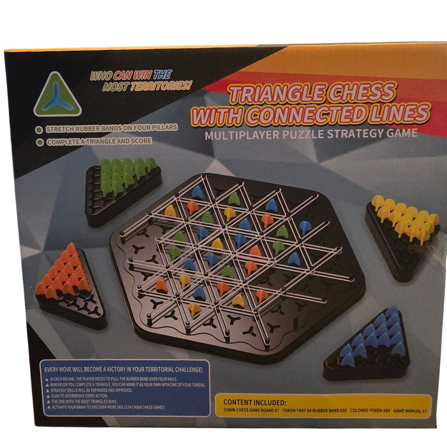 Triangle Chess with Connected Lines