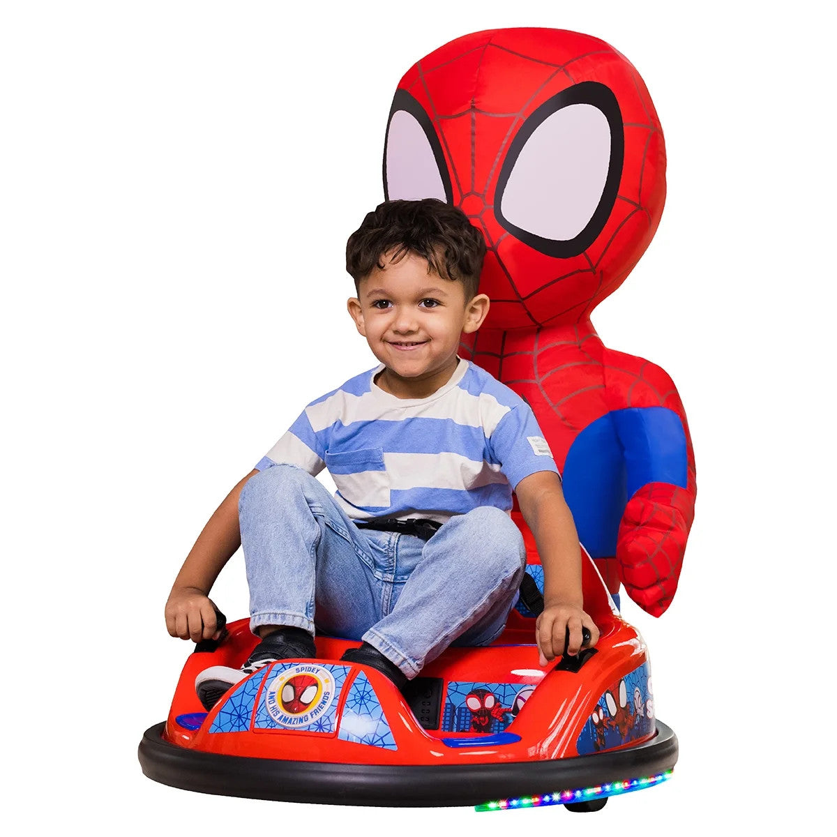 Spidey 6V ImaginAir Ride-On Bumper Car with Inflatable Character