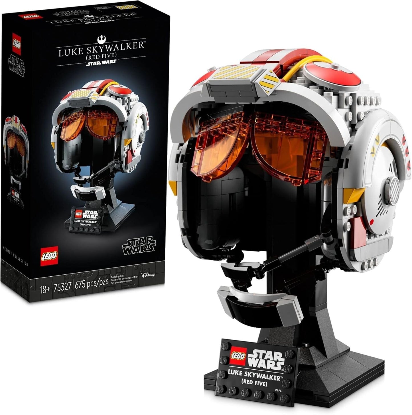 LEGO Star Wars: Luke Skywalker (Red Five) Helmet (75327) Retired | Sealed | NEW